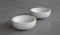 2 losse witte betonnen bowls Utrecht | Betonnen wasbak | SolidDutch Beton